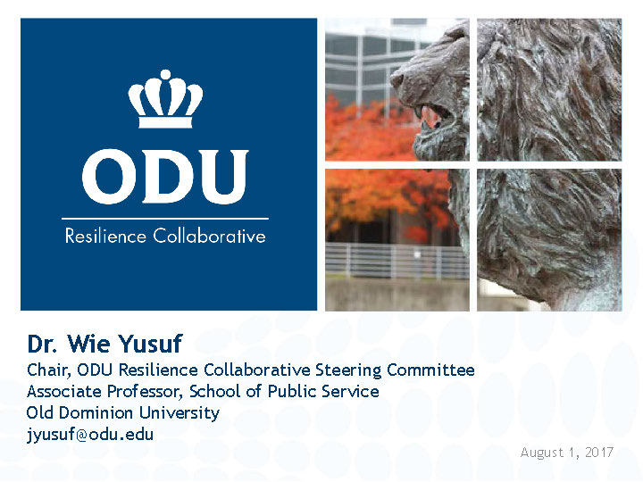 Click to launch Wie Yusuf Presentation